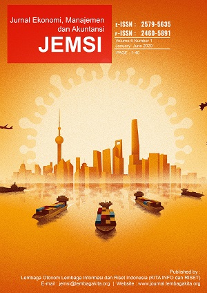 JEMSI (Jurnal Ekonomi, Manajemen, dan Akuntansi)